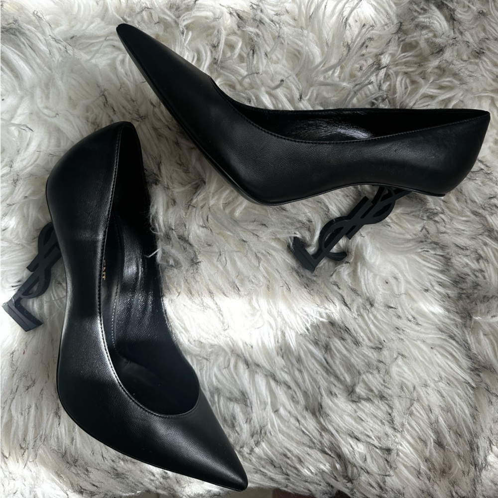 Saint Laurent Opyum Point Toe Heels Size 37 1/2